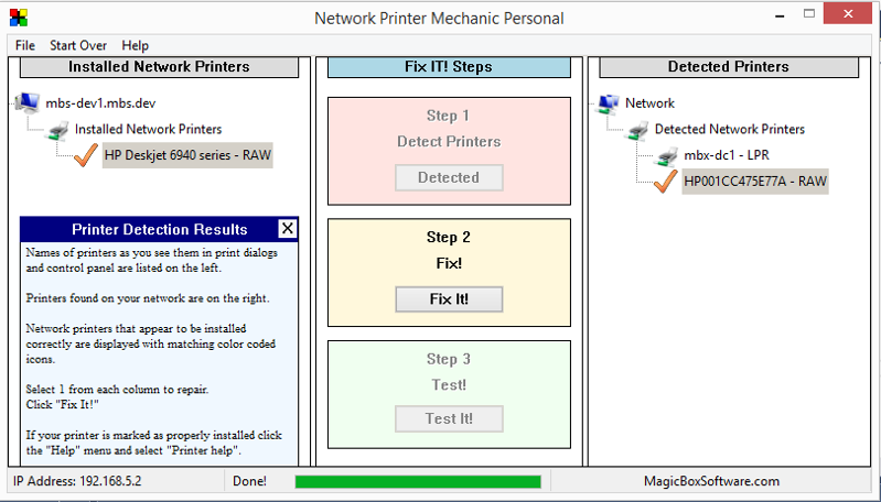 Network Printer Mechanic Personal software